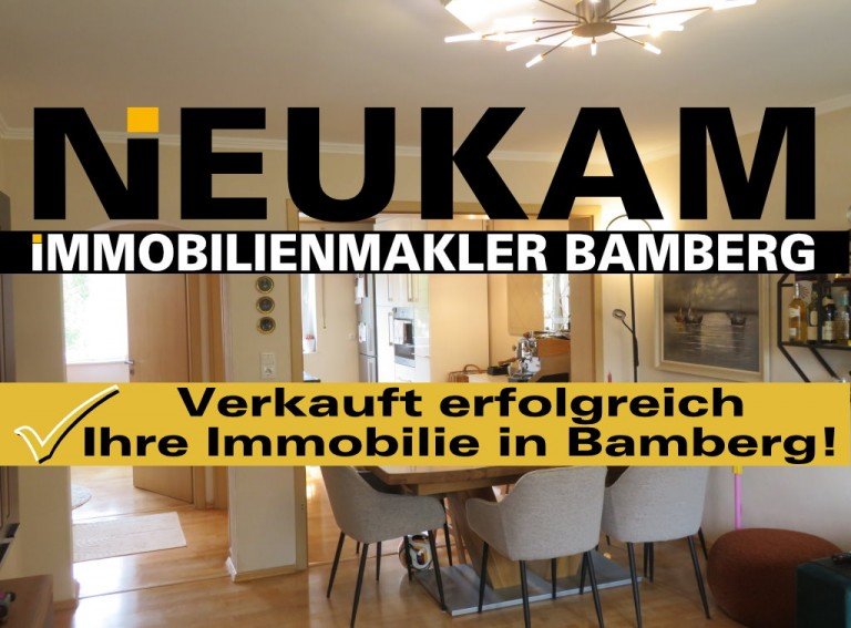 1 Wohnen+offene K�che Bamberg Wohnung BAMBERG-OST-N.GARTENSTADT:MODERNISIERTE 4-RAUM-WOHNUNG(=2025 NEUES BAD)+BALKON F�R 289.000,-EURO