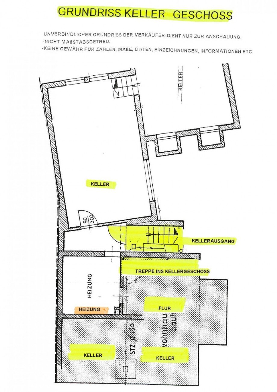 21 Kellergeschoss Grundriss Keine Gew�hr Haus Bamberg