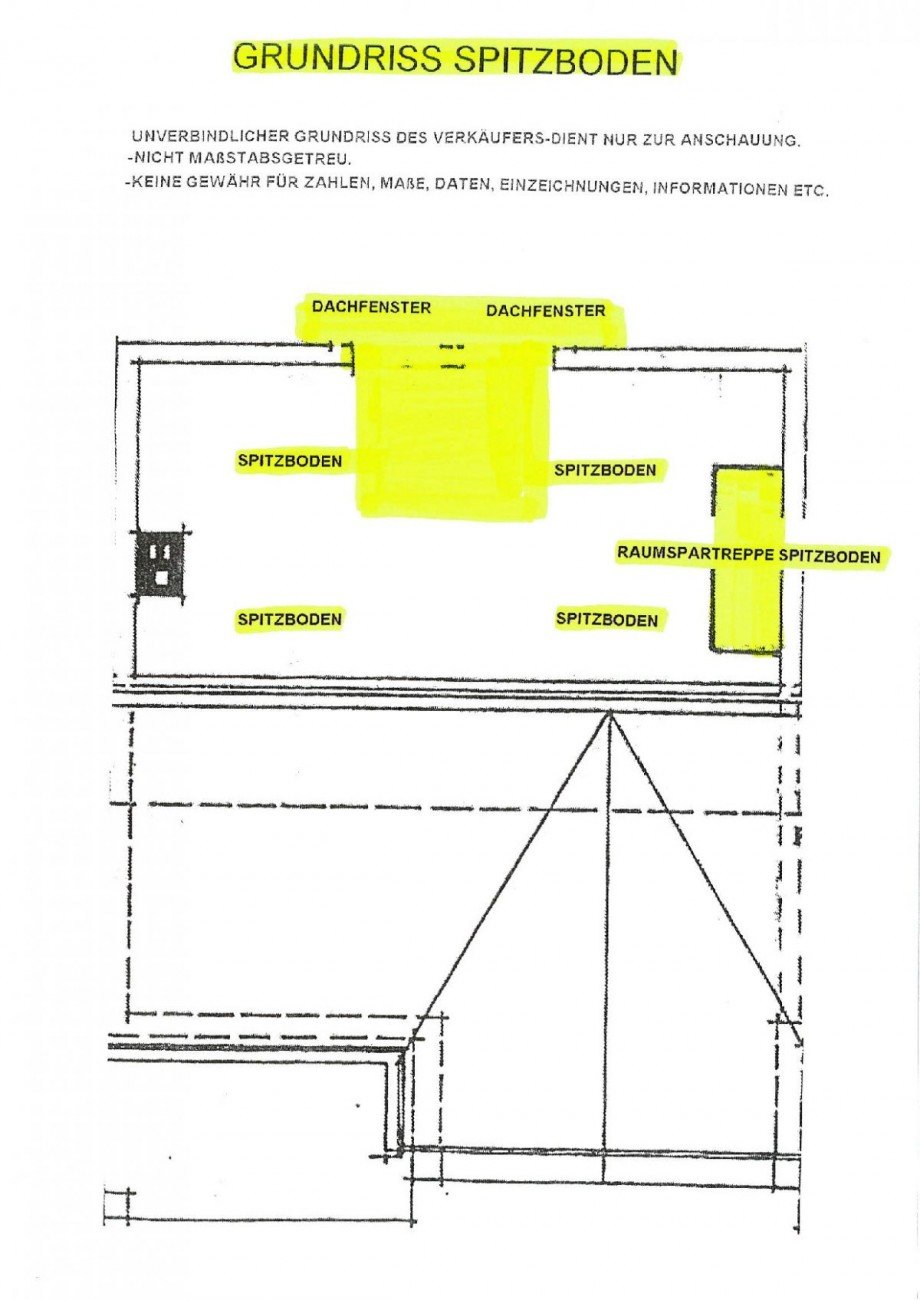 23 Grundriss Spitzboden Keine Gew�hr Wohnung Hirschaid