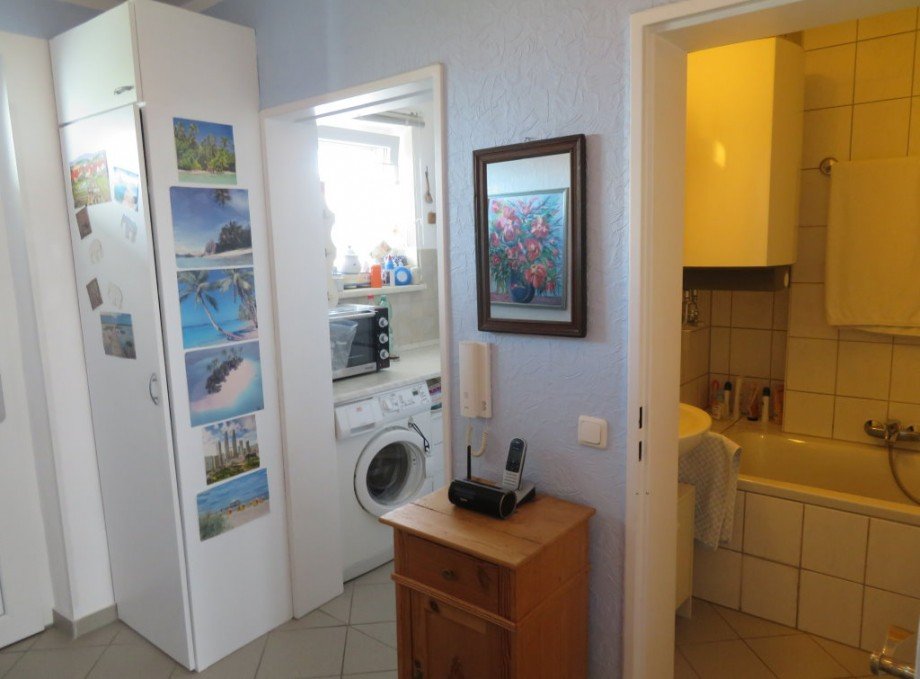 9 Flur+Blick zur K�che+Bad Wohnung Bamberg