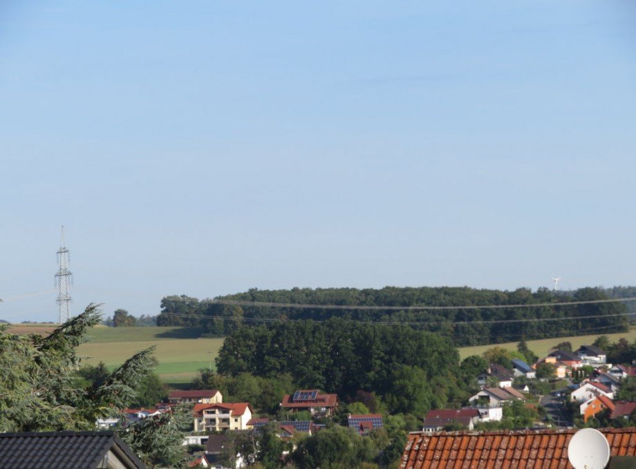 4 vergr�sserter Blick vom Balkon Wohnung Memmelsdorf