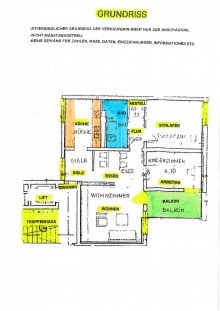 6 Grundriss Keine Gew�hr BAMBERG-OST-N�HE BAMBADOS: MODERNISIERTE 3-ZIMMER-WOHNUNG(=SOFORT FREI) MIT BALKON F�R 229.000,-EURO