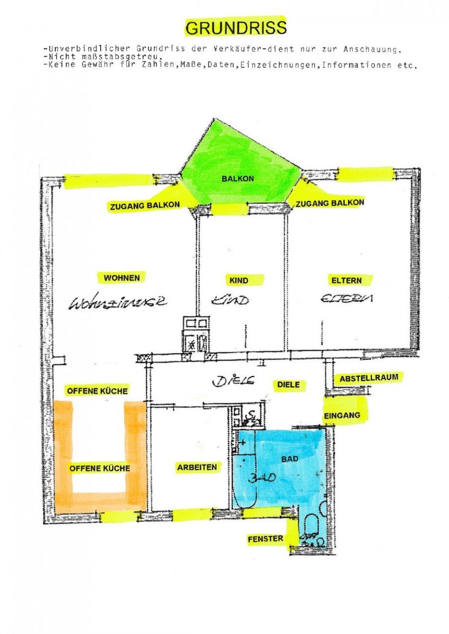 5 Grundriss Keine Gew�hr Wohnung Bamberg