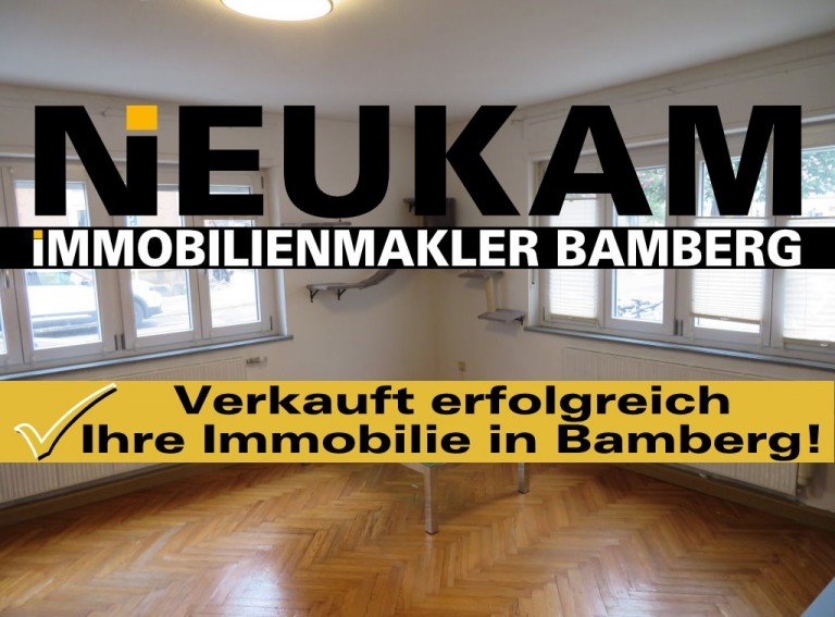 1 Wohnzimmer Bamberg Wohnung BAMBERG-N�HE FINANZAMT: MODERNISIERTE 3-ZIMMER-WOHNUNG(=AB JUNI FREI) MIT BALKON F�R 235.000,-EURO