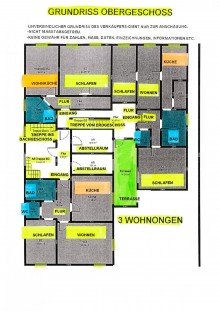 12 Grundriss Obergeschoss Vordergeb�ude SCHE�LITZ: �LTERES WOHN-GESCH�FTSHAUS ZUM KOMPLETT-RENOVIEREN AUF 1175m2 F�R 329.000,-EURO