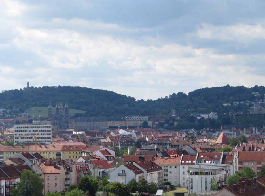 4 Blick vom Balkon Wohnung Bamberg