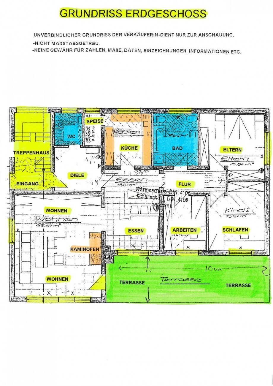 6 Erdgeschoss Grundriss Keine Gew�hr Zweifamilienhaus Eggolsheim