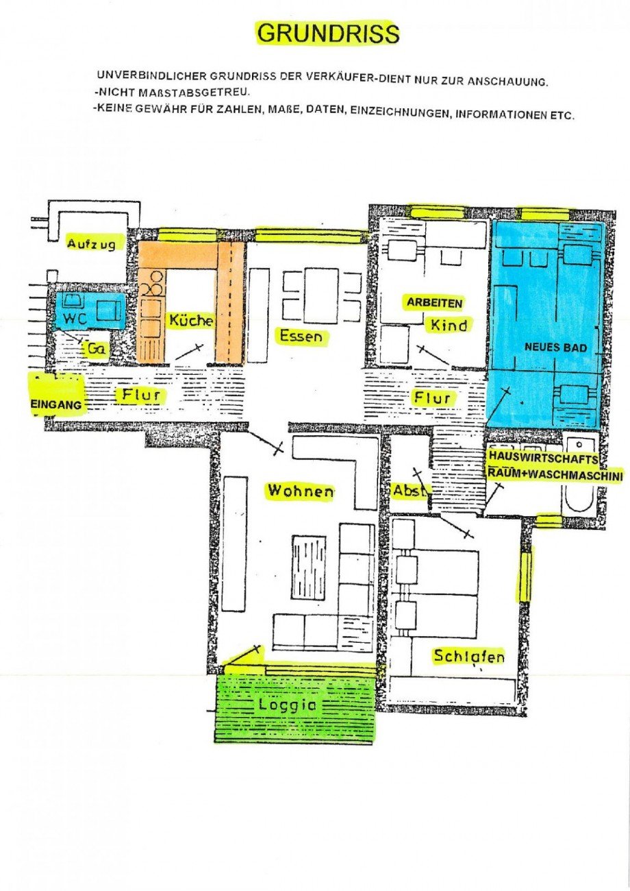 3 Grundriss Keine Gew�hr Wohnung Bamberg