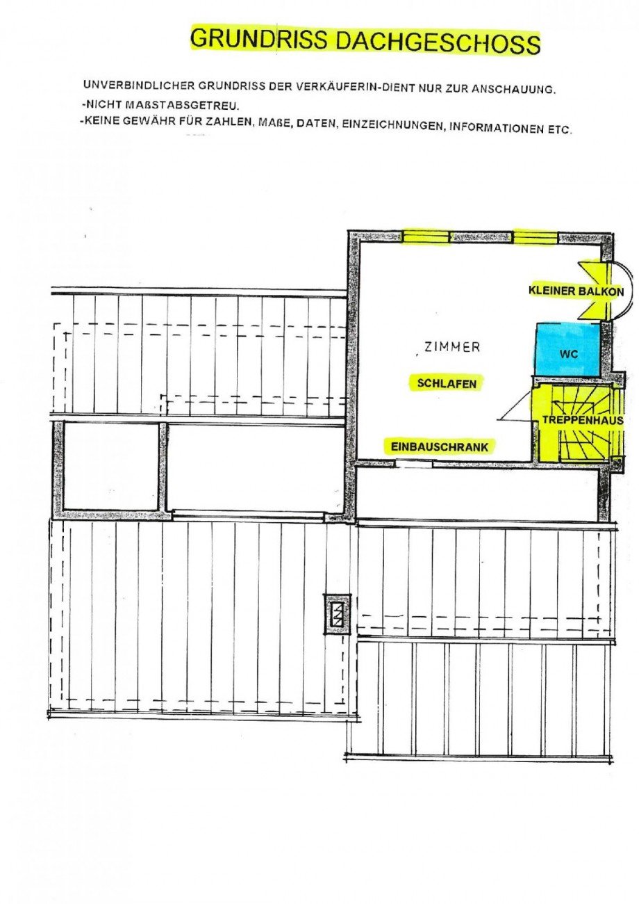 17 Dachgeschoss Grundriss Keine Gew�hr Einfamilienhaus Bamberg