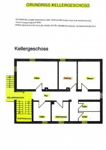 22 Kellergeschoss Grundriss Keine Gew�hr WARUM NICHT GUNDELSHEIM?FREIST.MASSIVHAUS MIT 3 WOHNUNGEN(=1 WOHN. LEER!!)-1160m2 F�R 759.000,-EURO