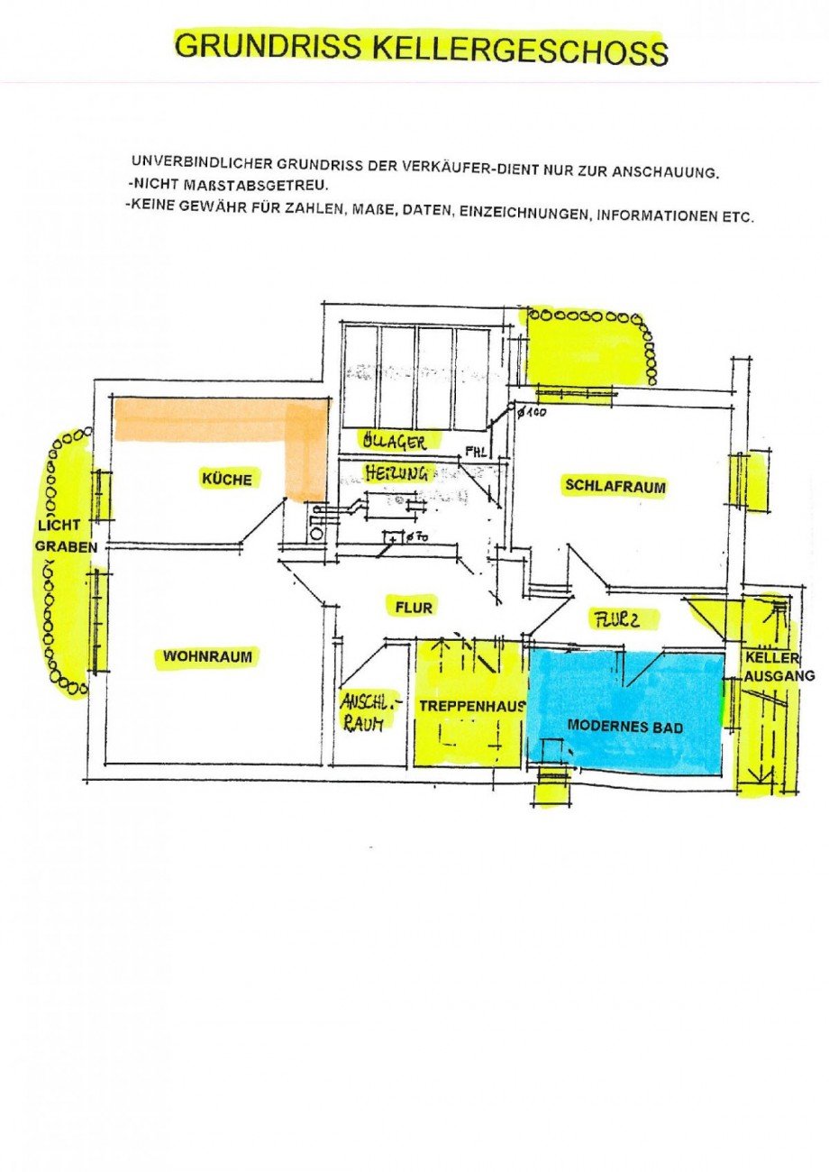 19 Kellergeschoss Grundriss Keine Gew�hr Einfamilienhaus Bamberg