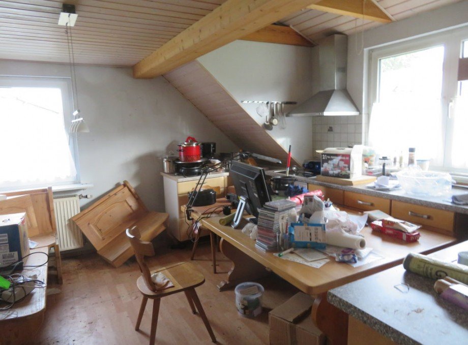 17 Dachgeschoss K�che Haus Stegaurach
