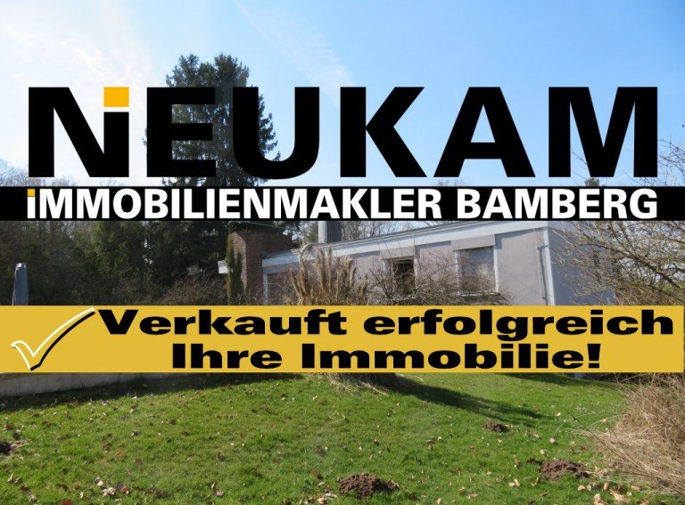 1 Ansicht Bamberg Haus WARUM NICHT STEGAURACH-SEEH�FLEIN? FREISTEHENDER BUNGALOW AUF ca.1732m2 F�R 524.000,-EURO