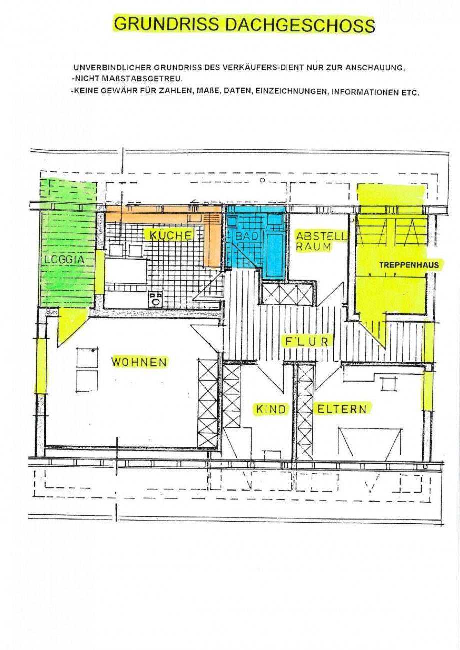 22 Grundriss Dachgeschoss Keine Gew�hr Mehrfamilienhaus Bamberg