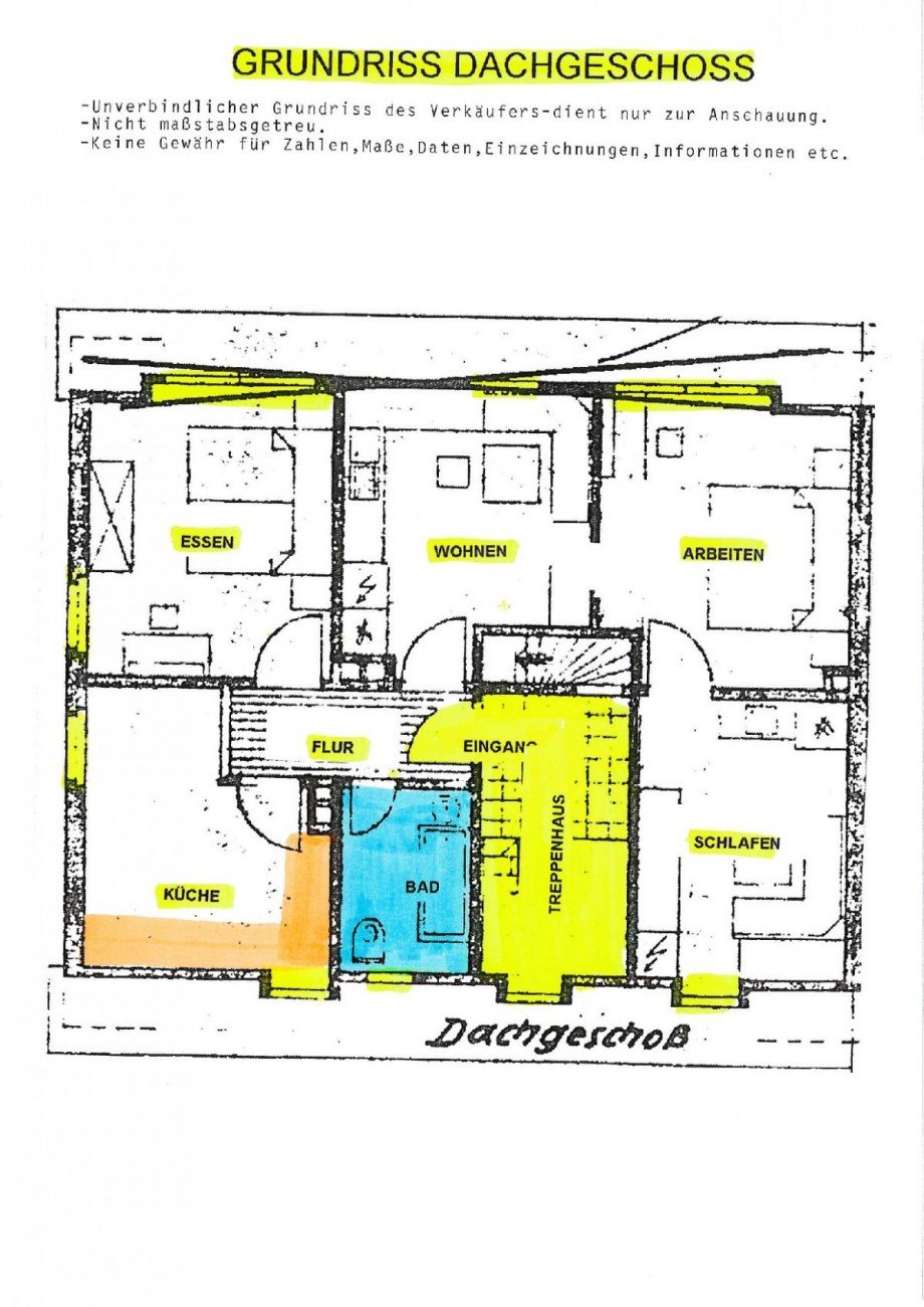 22 Dachgeschoss Grundriss Keine Gew�hr Mehrfamilienhaus Bamberg
