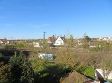 19 Blick vom Balkon BAMBERG-WUNDERBURG:8.640,-EURO MIETEp.a- 2-ZIMMER-DACHGESCHOSS-WOHNUNG+BALKON F�R 159.000,-EURO