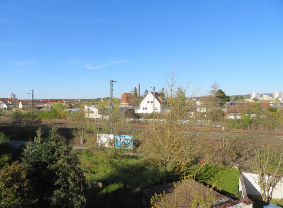 19 Blick vom Balkon Wohnung Bamberg