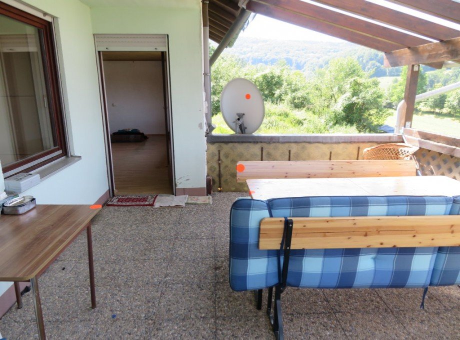 13 Erdgeschoss �berdachte Terrasse Haus Strullendorf