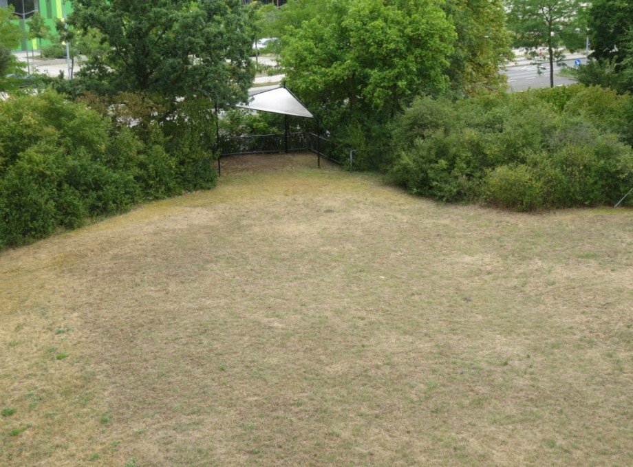 11 Blick vom Balkon Wohnung Bamberg