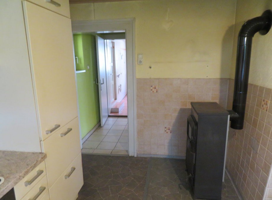16 Erdgeschoss K�che+Blick Bad Haus Bamberg
